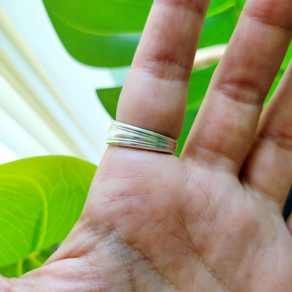 Vintage Silver Spoon Ring, size 7.5 - Picture 9 of 11